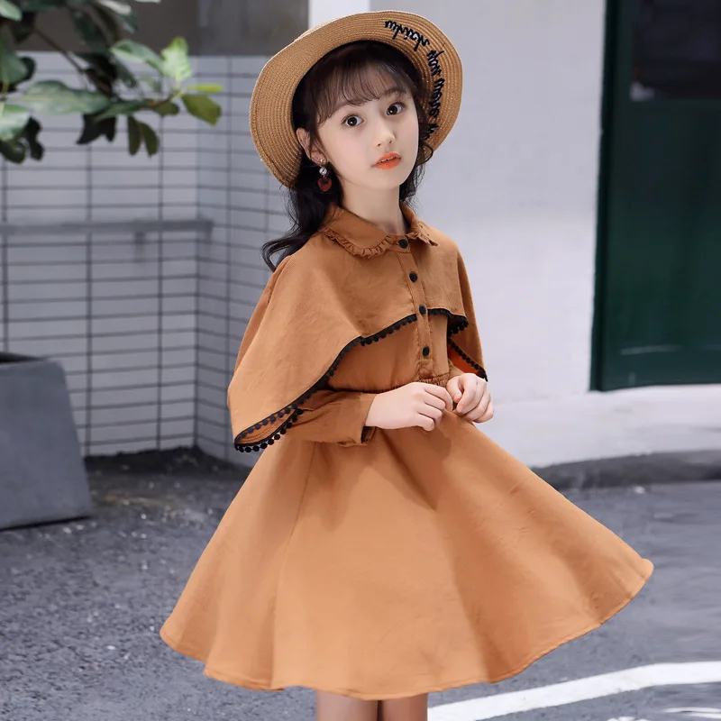 Осень 2019 элегантное платье для девочек вечерние платья принцессы с длинным