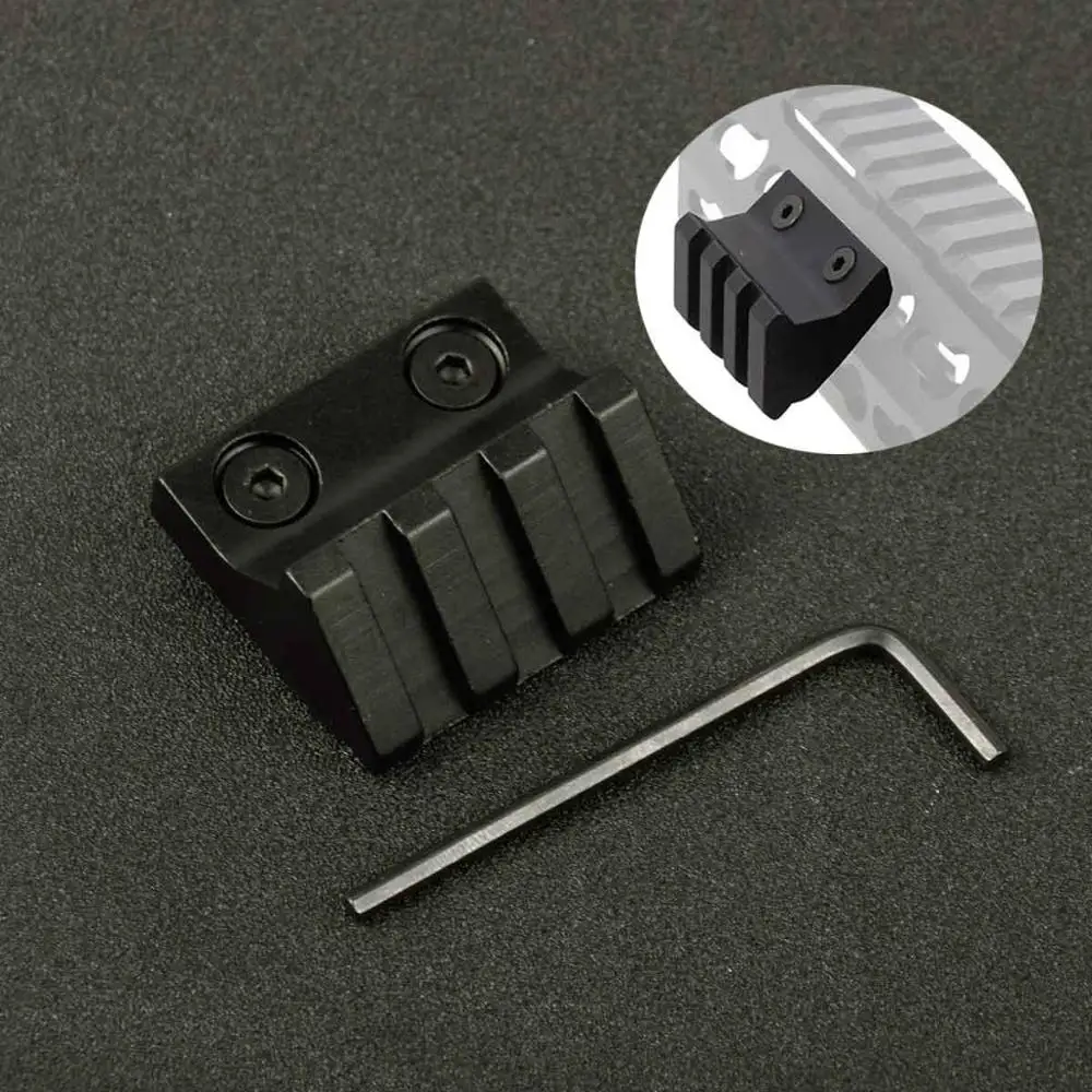 Тактическая охотничья 45 градусов Смещение рельс монтажа ключ мод KeyMod аксессуары