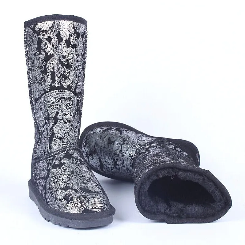 Высокие сапоги 2020 г. Обувь из натуральной кожи женские зимние Mujer Botas ботинки