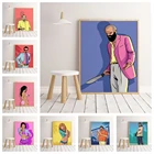 Картина с героями мультфильмов автокража, популярные игры, высокое качество, без рамки, o157