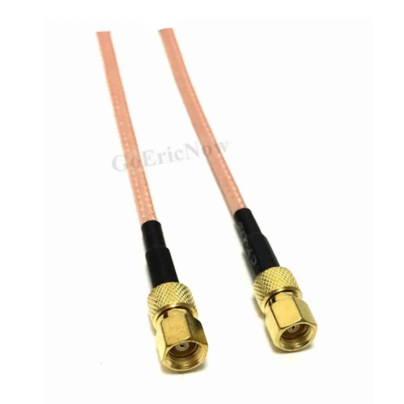 10 шт. RF коаксиальный 50 Ом SMC к Штекерный разъем RG316 кабельный (10 см 1 м)|Соединители| |
