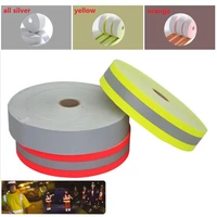5cm high light reflective flame retardant warning webbing fluorescent clothing accessories for fire police security personnel