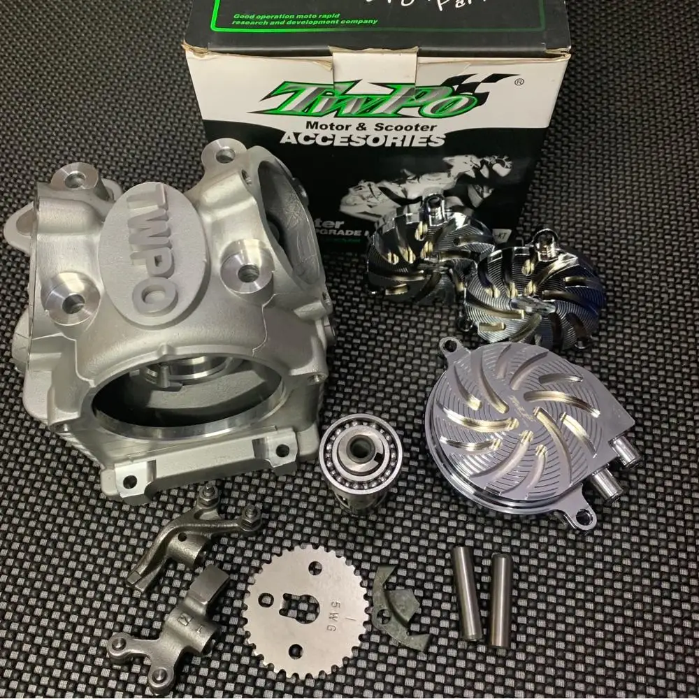 Головка цилиндра BWS125 RS100 ZUMA125 CYGNUS125 CUXI Racing с 4 клапанами EX19 lN21 крышки распредвала