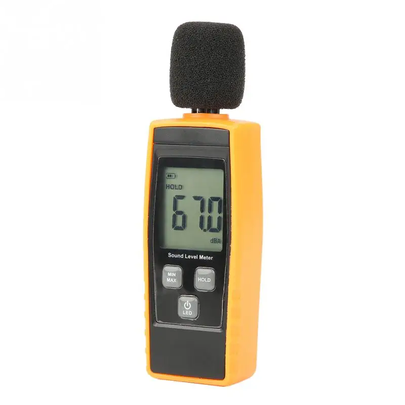1 pcs GM1359 Mini Sound Level Meter Digital LCD Noise Tester DB Environmental practical Measuring Instrument | Инструменты