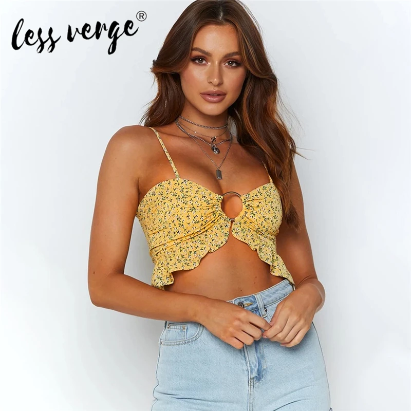 Женский винтажный лифчик Lessverge сексуальный на бретелях спагетти в уличном стиле