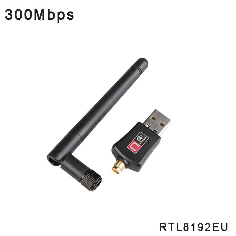 RTL8192EU USB Wifi антенна адаптер 300 Мбит/с 2 4G беспроводная сетевая карта для ноутбука