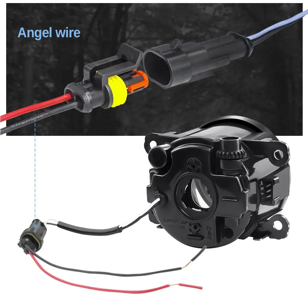 Противотумансветильник фары Angel Eye в сборе противотуманные для автомобиля Ford Fiesta