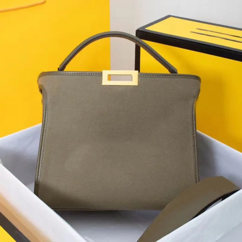 

Брендовые дизайнерские женские сумки-тоуты, новая женская сумка на плечо, высококачественные кожаные холщовые сумки, вместительные сумки д...