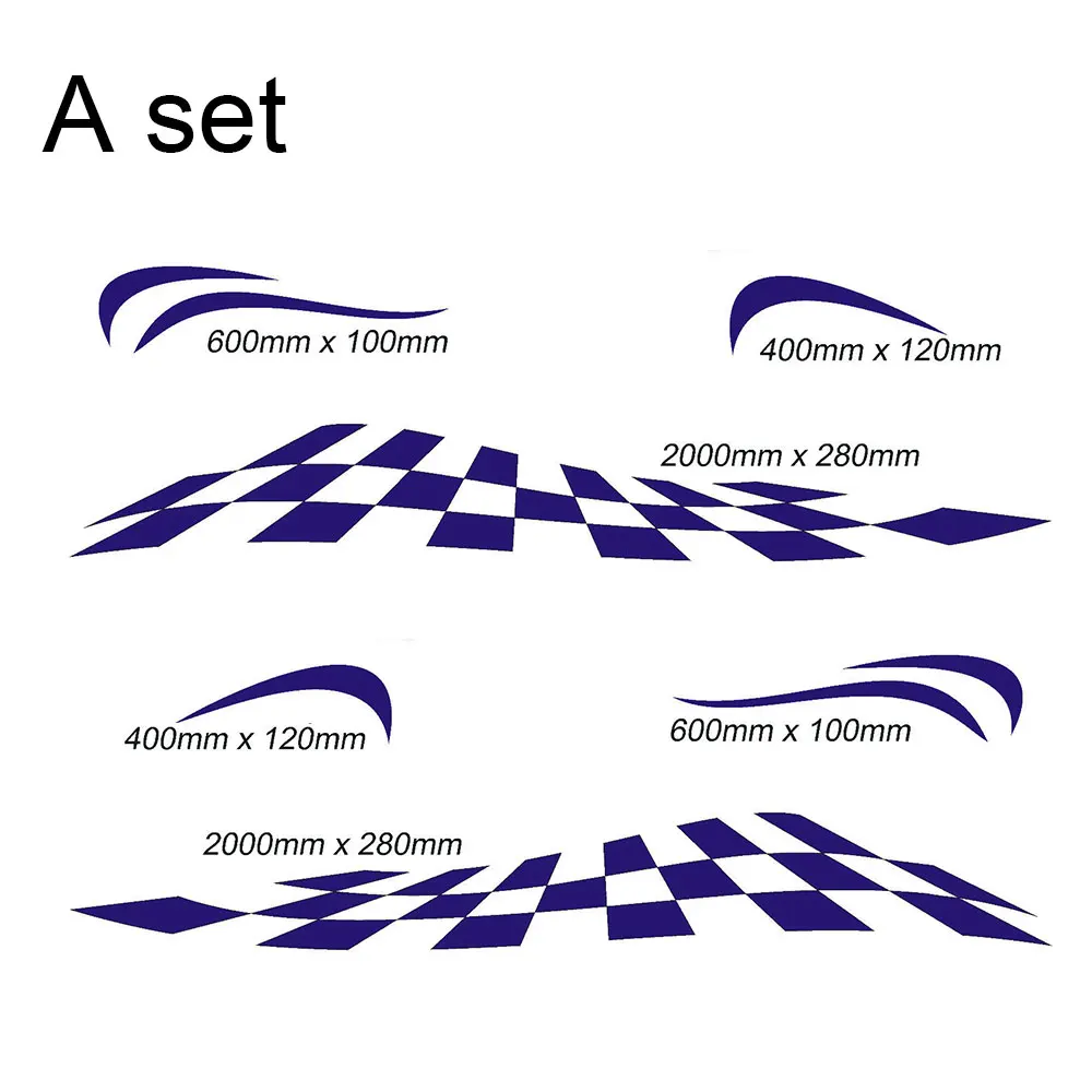 

Creative Two Side RV Stripes Graphics Decals Motorhome Stripes Camper Car Sticker Accessories for JDM SUV RV VAN