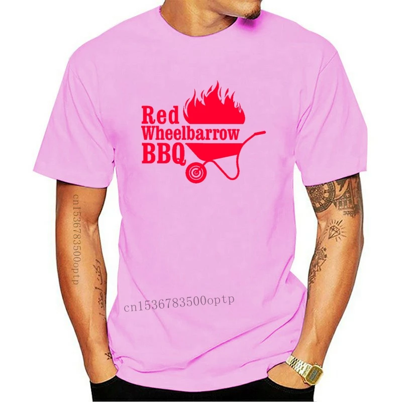 

New Printed Men T Shirt Cotton tShirt O-Neck Short-Sleeve 2021 Style Red Wheelbarrow BBQ distressed Mr Robot Women T-Shirt