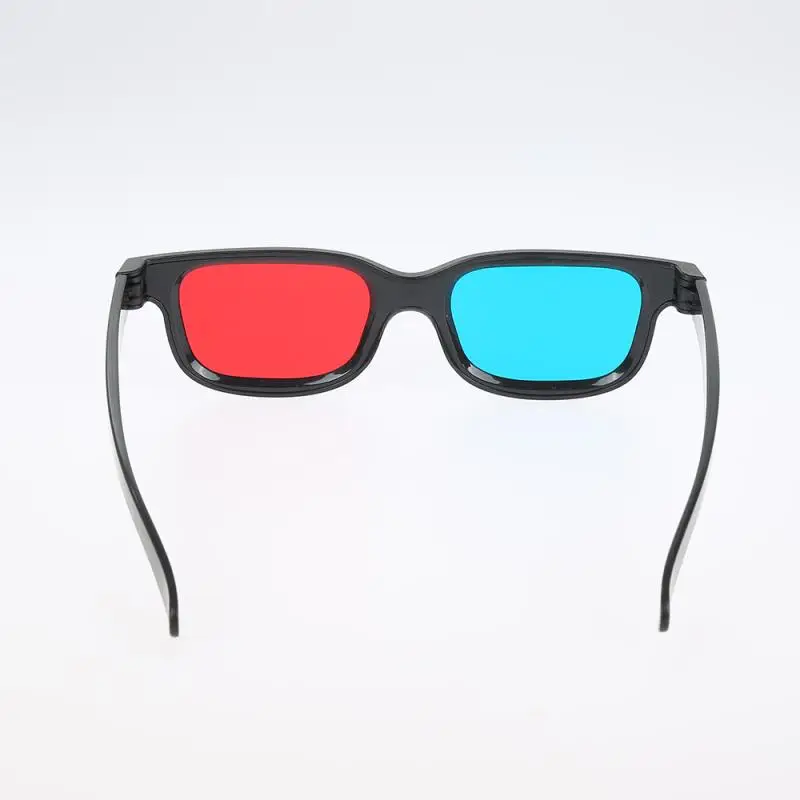 Новые красные синие 3D очки черная оправа для объемного анаглифа ТВ фильмов DVD игр