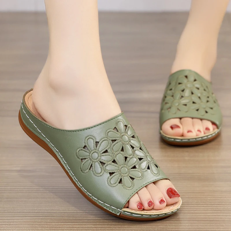 

Женские сандалии, новинка 2022, мягкая женская обувь, Пляжная женская обувь, слипоны, женская обувь, тапки, женская обувь