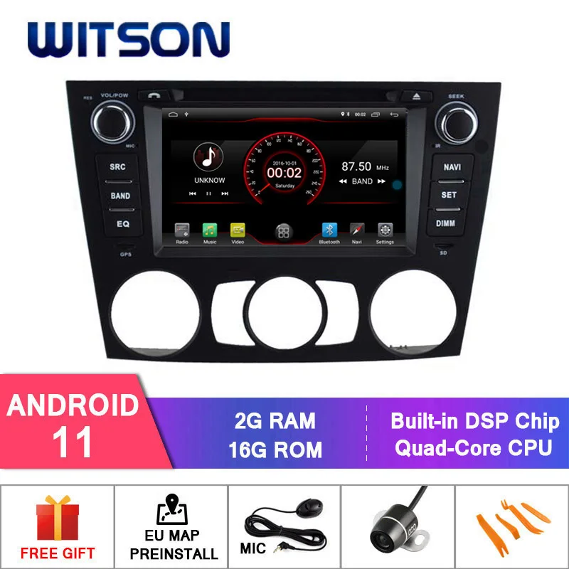 WITSON Android 11 CAR Auto DVD GPS For BMW E90/E91/E92/E93 Car Multimedia Player Stereo AutoAudio Navigation Video | Автомобили и