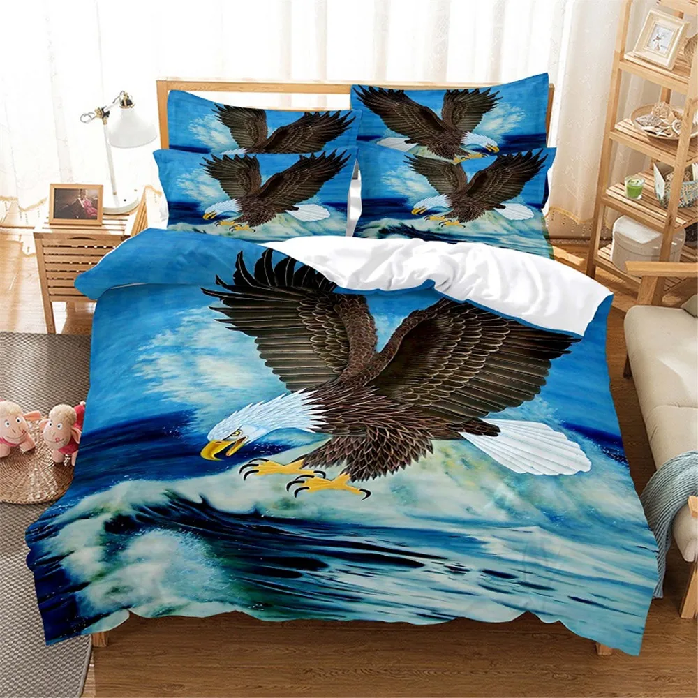 

3d Eagle Bedding Set Queen Bedding Duvet Cover Set Bedding Set Bed Cover Cotton Queen Bedroom Bed Cover Set Bed Set Bedding