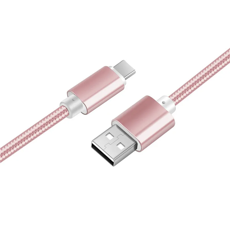 Сверхмощный металлический Плетеный IOS Micro USB USB-C Кабель зарядного устройства 1 м 2 м 3M для iPhone X 7 6 5 8 8 плюс XS