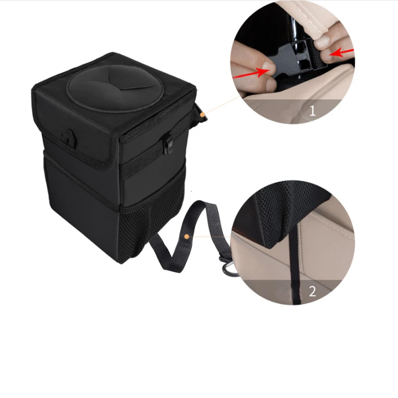 Автомобильная Водонепроницаемая корзина для мусора органайзер автозапчастей