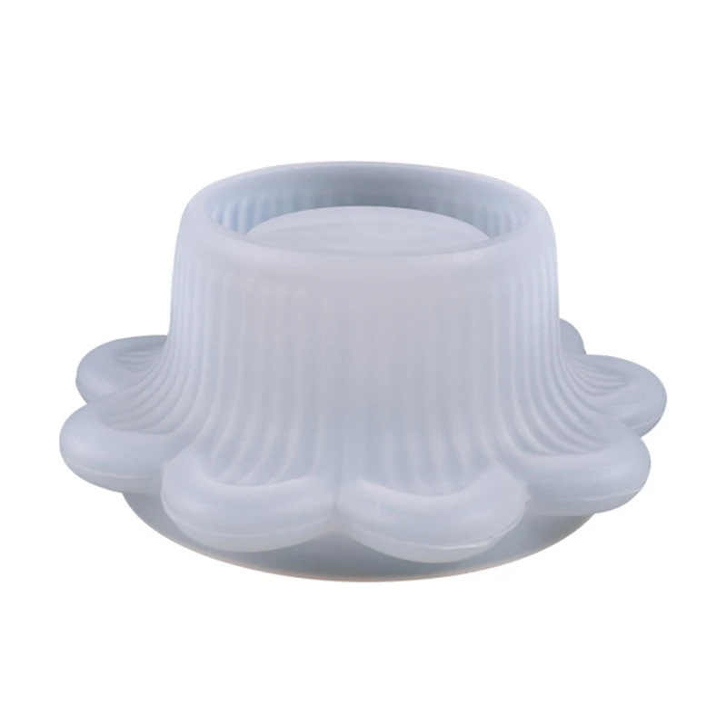 

Tealight Candles Holder Silicone Mold Tray Flower Pot Flower Candlestick Epoxy Casting Mold Home Decor DIY Christmas Gif