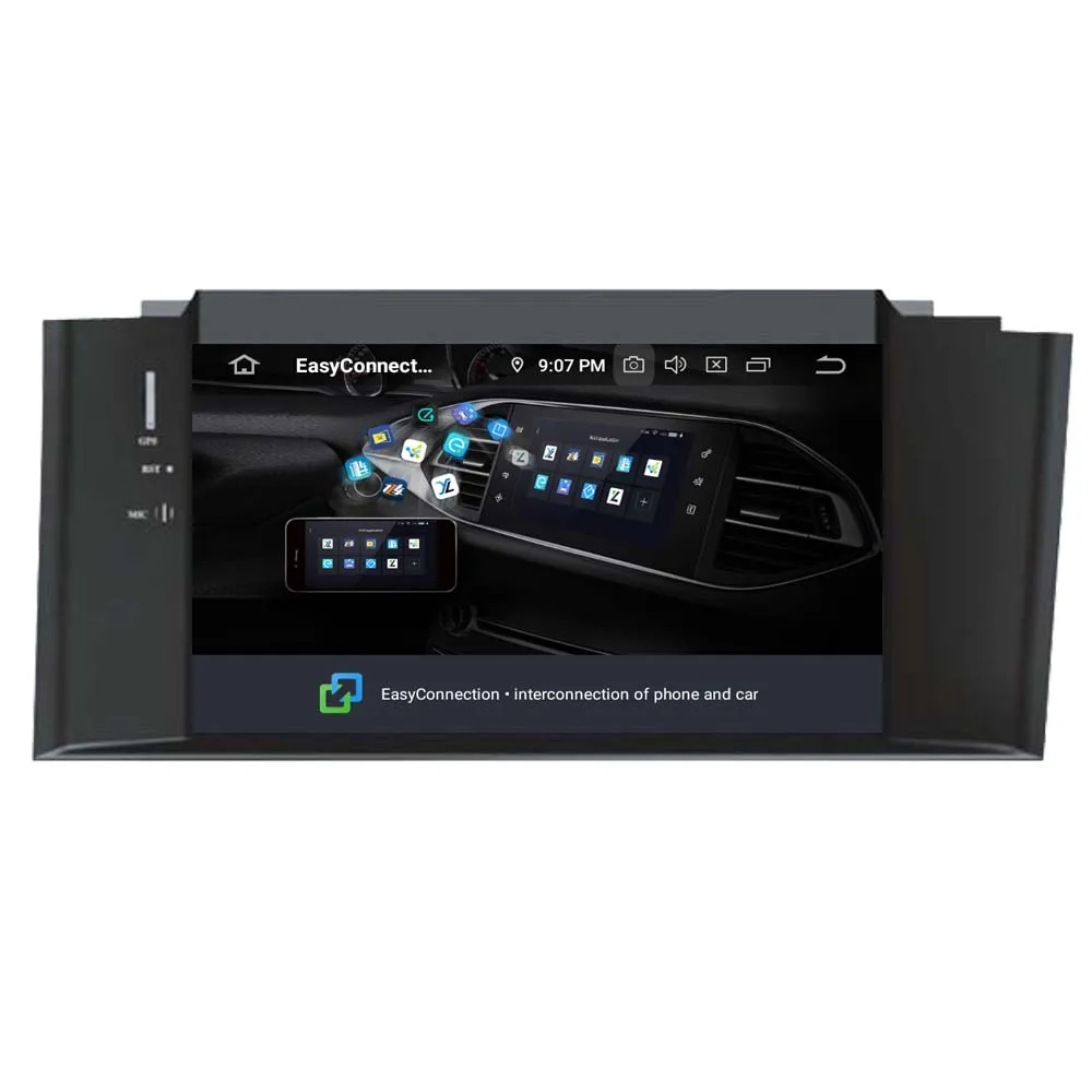 Автомобильный мультимедийный плеер RoverOne для Citroen C4L C4 DS4 2011 - 2014 Android 10