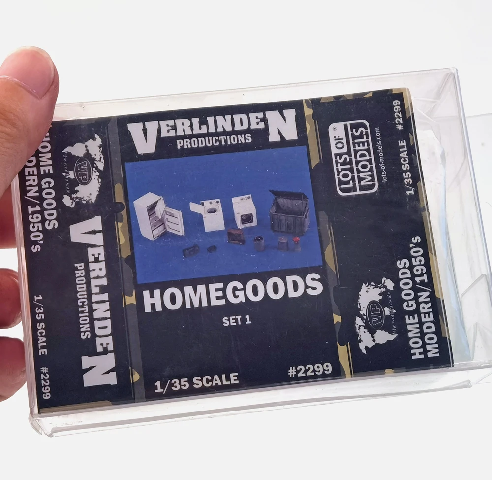 

1/35 Scale Home Goods from 1950's Set No.1 Resin Accessory Kits,VERLINDEN #2299 Unassembled Uncolored