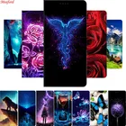 Чехол для Vivo Z5x, чехол с волком, львом, тигром, Магнитный кожаный чехол, кошелек, чехол-книжка для Vivo Y72 5G V17 Pro Z5x, чехол, Обложка, чехол