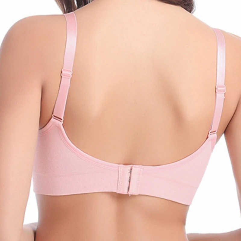 

Women Nursing Maternity Bra Push Up Breastfeeding Bralette Wire Free Push Up New