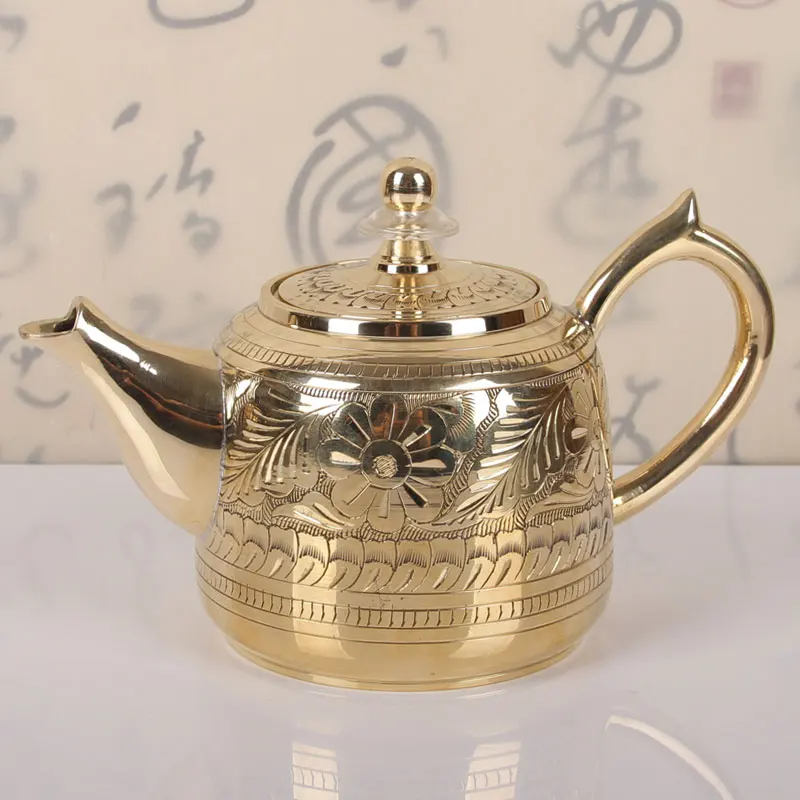 Чайный сервиз из чистой меди чайная церемония ручной работы с домашним импортом