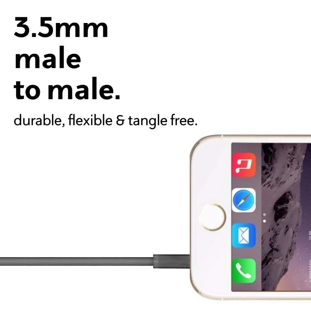 

Replacement Audio Cable Extension Cord Wire For Beats by Dr Dre Solo Studio Pro Detox Wireless Mixr Executive Pill Headphones