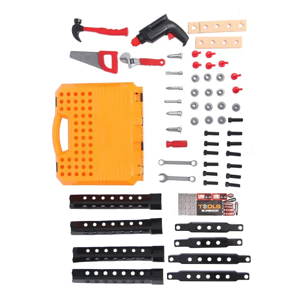 

57pcs/Set Children's Repair Tool Work Bench With Repair Tools Set Kids Baby Role Play Toy Plastic Hand Tools Simulation DIY Tool