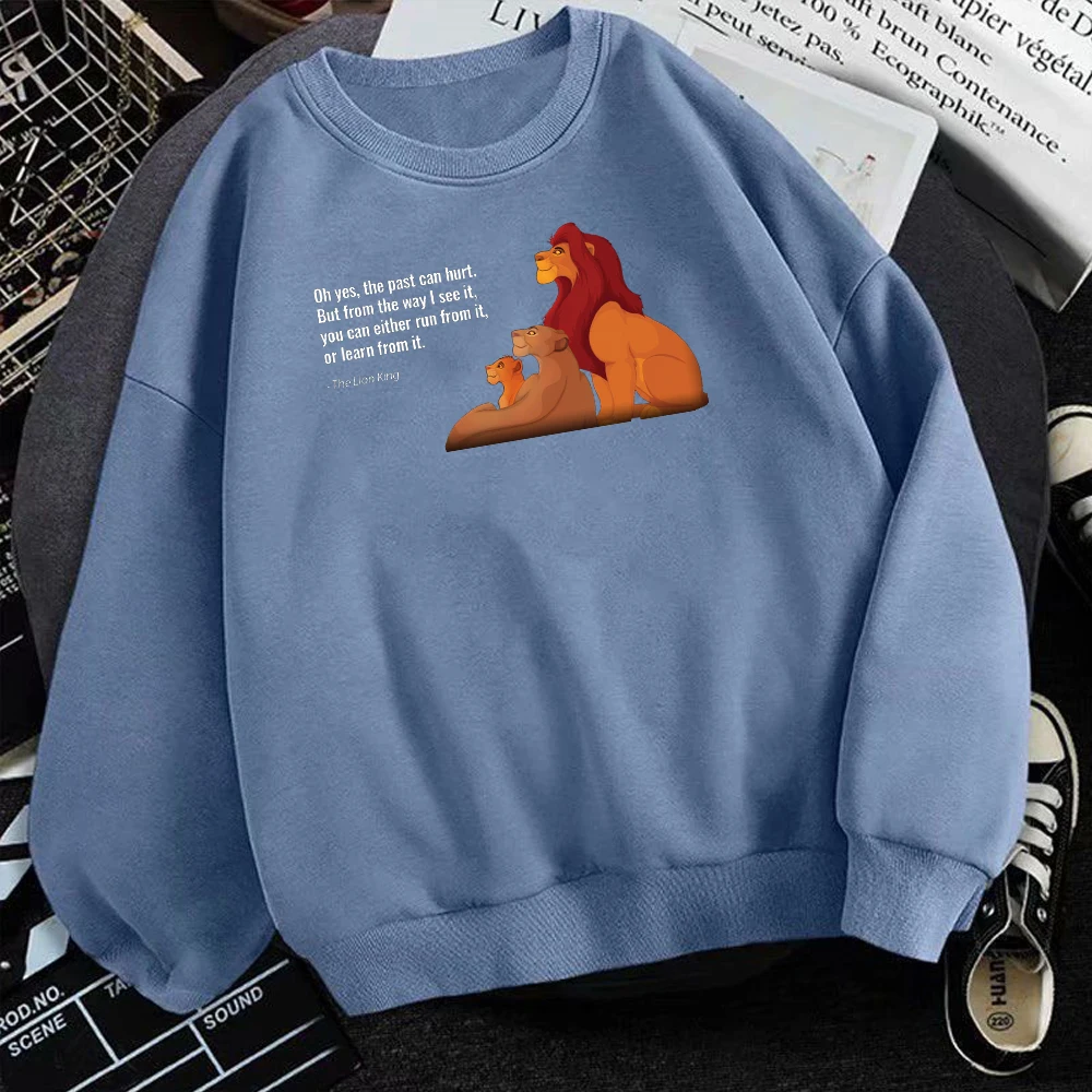 

The Lion King Anime Funny Hoodies Men Casual Harajuku Sweatshirt Autumn Loose Cotton Hoodie Men's Cartoon Disney Streetwear