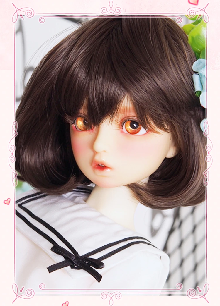 Полный комплект наивысшего качества 1/4 bjd кукла для девочек Mako модные короткие волосы SDM тело шарнир Манекен Модель Детская игрушка Лучшие подарки Смола