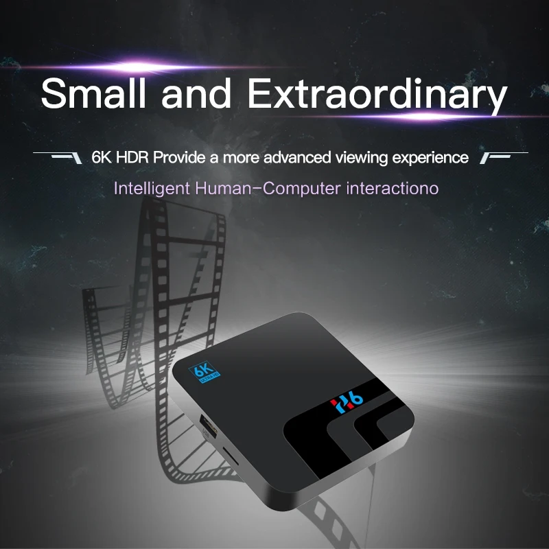 Android 8 1 Smart Tv Box 4G Ddr3 32G Emmc Rom телеприставка 6K 3D H.265 Wifi медиаплеер Air Mouse Eu