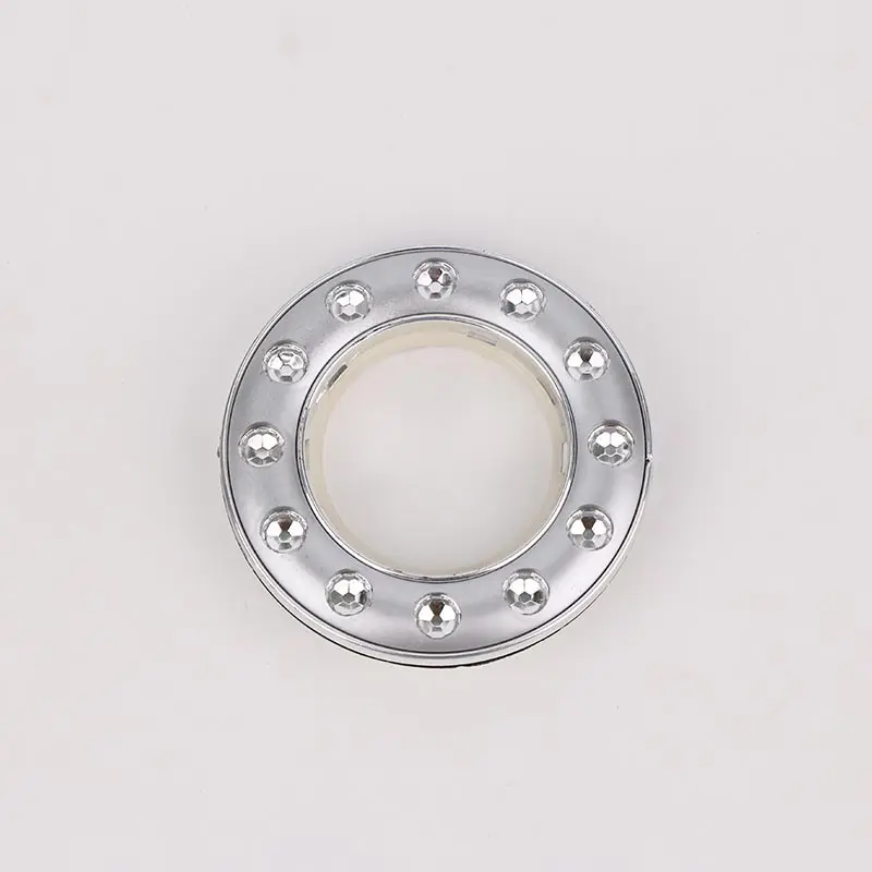

Crystal curtain ring Roman ring buckle ring curtain accessories accessories thickened mute perforated ring diamond curtain ring