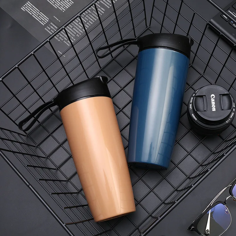 Caneca de Café Garrafa de Água Garrafa de Vácuo do Carro Tumbler para Presentes dos Homens Cerâmica Forro Térmica Copo Escritório Isolamento Beber Chá 560 ml
