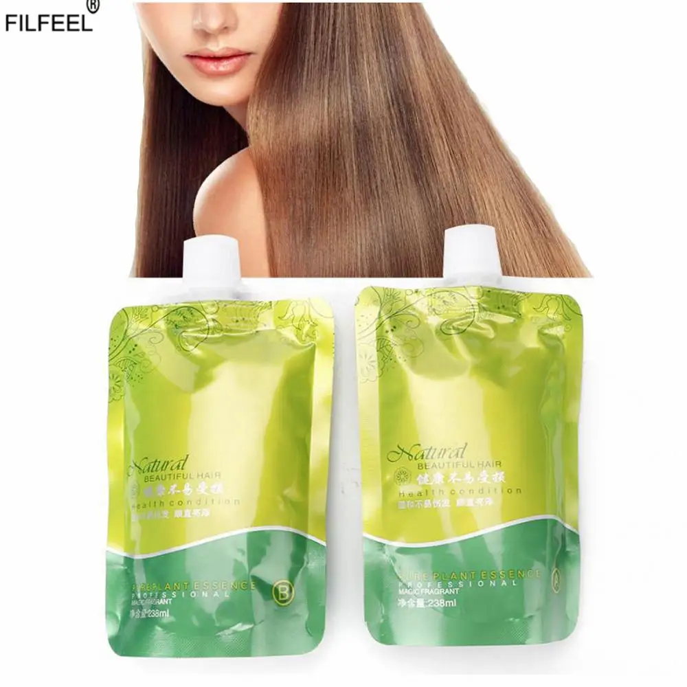 Крем для выпрямления волос 2 шт./компл./комплект домашний выпрямитель