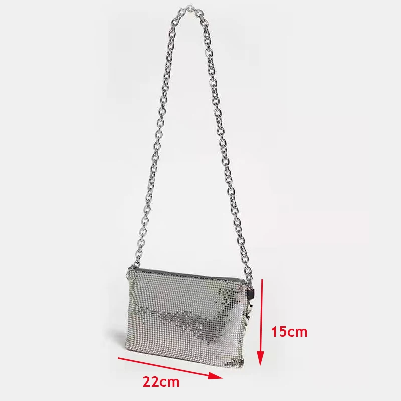 Женская маленькая сумочка модная дизайнерская сумка через плечо с блестками 2019