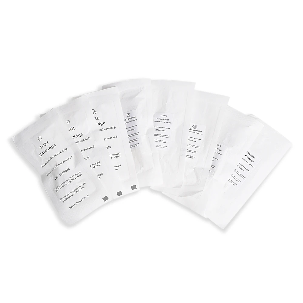 Иглы для татуажа 10 шт. одноразовые иглы картриджей стерилизация Перманентный