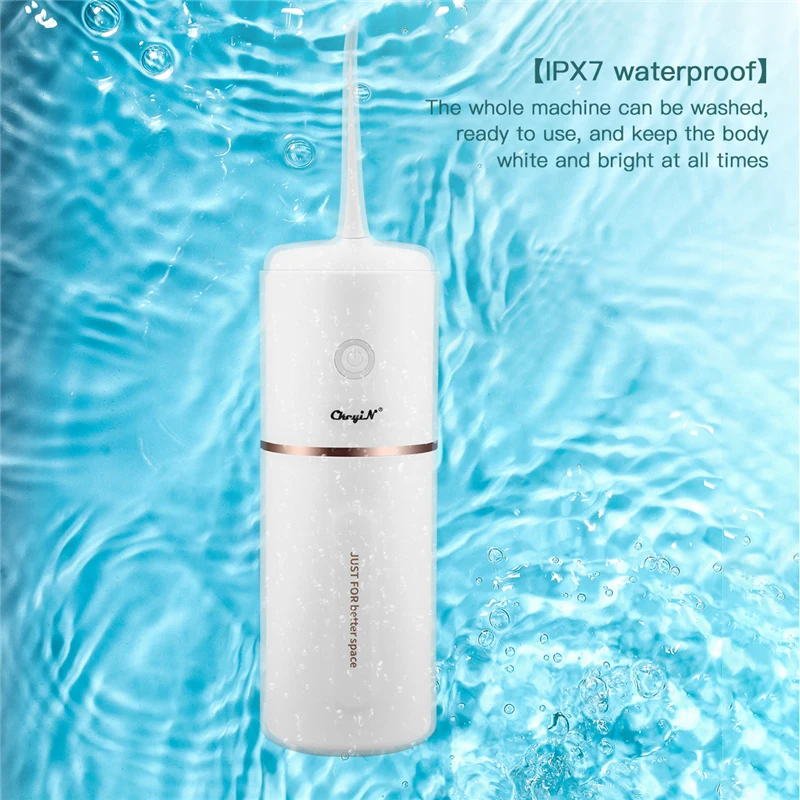

Oral Irrigator Portable Water Flosser For Teeth With Nasal Irrigators Water Teeth Mouth Clean Oral Jet Nasal Cleaner 280ml