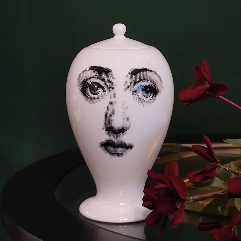2021 новая стильная забавная ваза с лицом для леди современный цветочный горшок