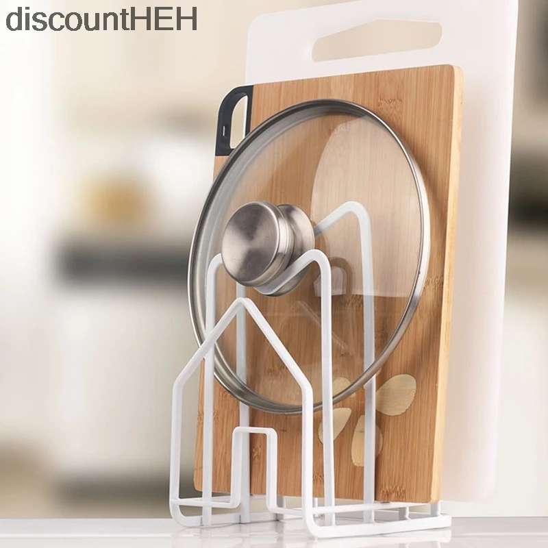 

Kitchen Drainer Knife Rack Shelf Chopping Cutting Board Holder Pan Pot Lid Cover Stand Plate Bakeware Storage Magazine Organizer