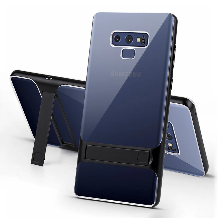 Силиконовый чехол для мобильного телефона подставка Samsung Galaxy Note 9 ударопрочный 360
