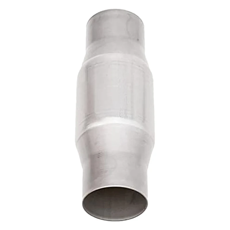 

Universal 3 inch Inlet/Outlet Catalytic Converter 4 Inch Round Mid Diameter 271300, 410300