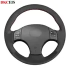 Черная мягкая замшевая оплетка руля для Lexus IS IS350 IS350C IS300 IS300C IS250 IS250C F SPORT, сделай сам