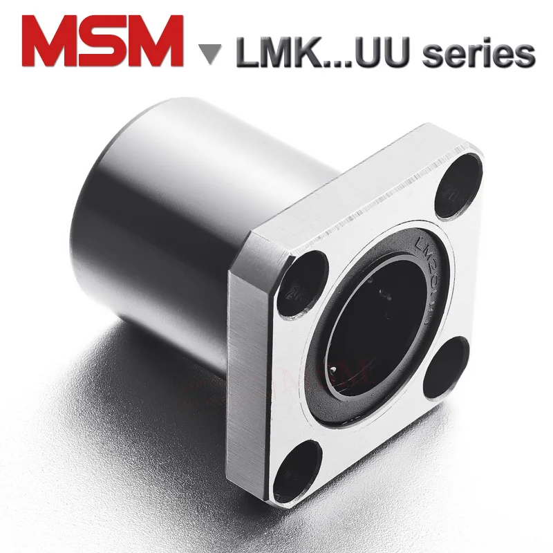 2 шт. MSM квадратные Фланцевые Линейные подшипники LHFS/SMK/LMK6UU LMK8UU LMK8SUU LMK10UU LMK12UU LMK16UU