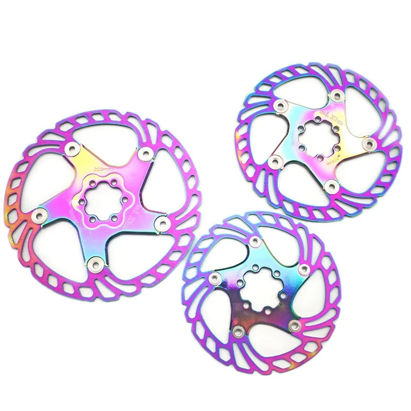 

Mi.Xim Rainbow Mountain Bike Floating Disc Brake Rotor Stainless Steel Bike Disc Brake Rotor