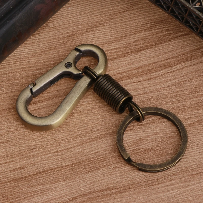 

Carabiner Key Chain Anti Lost Locking Hanging Keychain Retractable Outdoor Tools