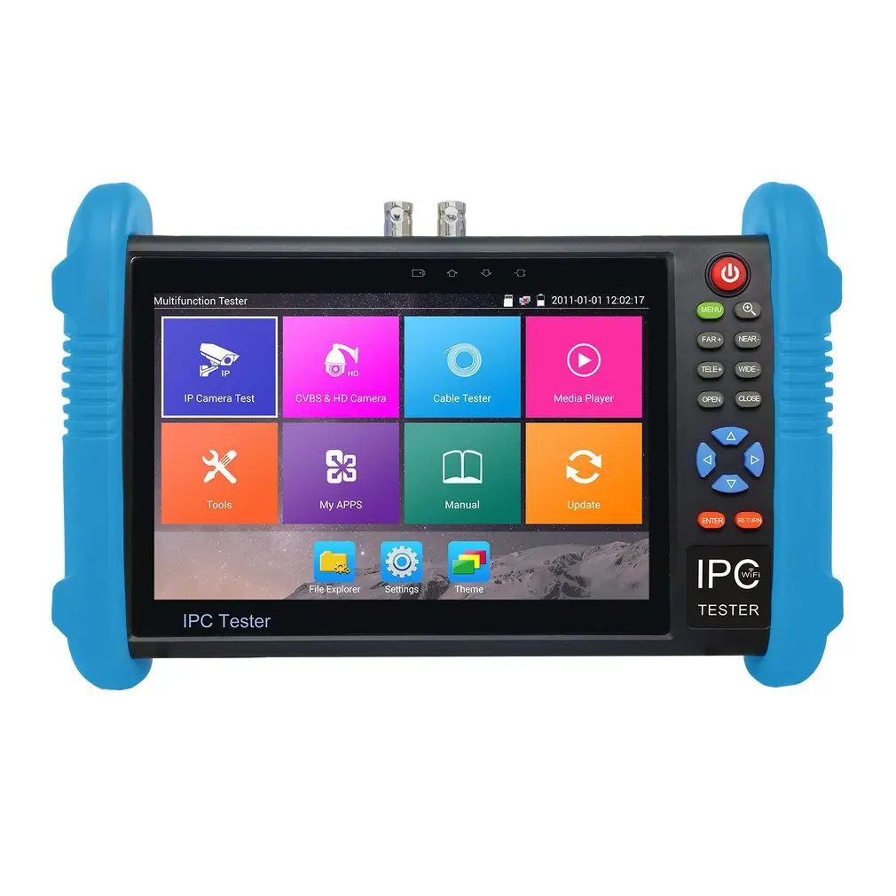 7 дюймовый IPS сенсорный экран H.265 4K IPC 9800 Plus IP камера тестер CCTV CVBS Аналоговый