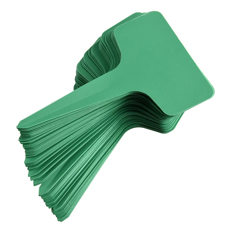 New 100pcs 6x10 см Пластик растения искусственные бриллианты Т образный метки детский
