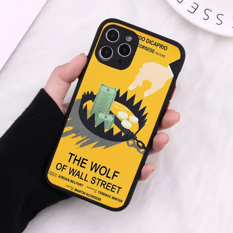 

Wolf Of Wall Street Leonardo DiCaprio Phone Case Matte Transparent For iPhone 12 Mini 11 Pro XR XS Max 7 8 Plus