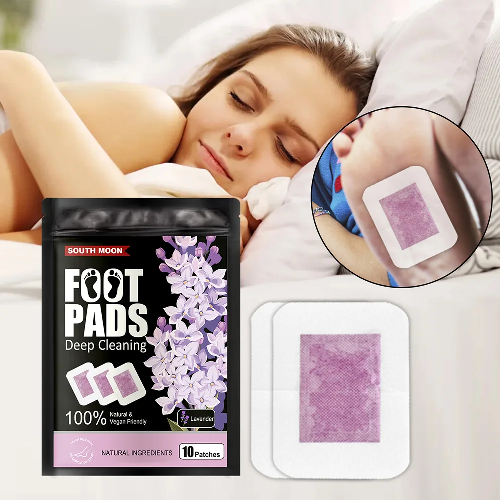 

10/20pcs Detox Foot Patches Pads Herbal Dehumidifying Foot Patch Body Detoxification Deep Cleansing Foot Pads Improve Sleep