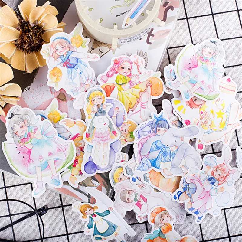 1 упаковка водонепроницаемые наклейки для девочек|Наклейки творчества| |